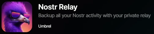 Nostr Relay AppStore